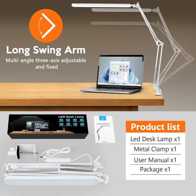 Thumbnail 6 de BIENSER LED desk lamp with clamp 112 LEDs