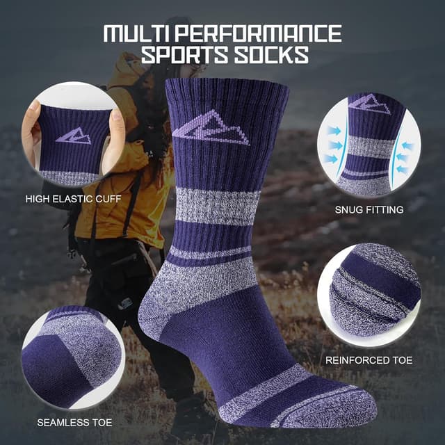 Detalle 1 de Effeet Hiking Socks for Women, Anti blister