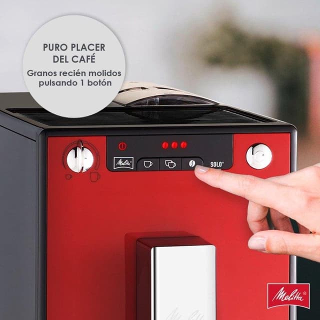 Detalle de Melitta Solo E950-104, cafetera espresso 1,2 L