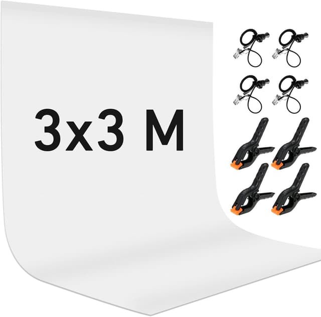 Thumbnail 6 de YZNT 2x3m White Backdrop