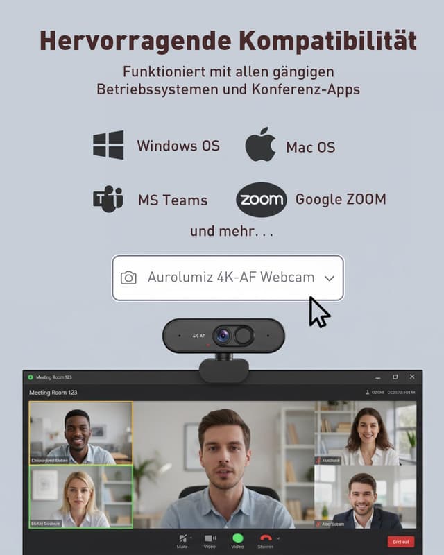 Thumbnail 4 de Aurolumiz 4K UHD Webcam