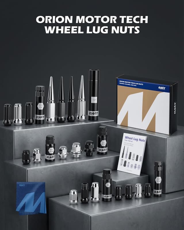 Thumbnail 6 de Orion Motor Tech M14x1.5 Lug Nuts with 60° Cone Seat (Set of 32)