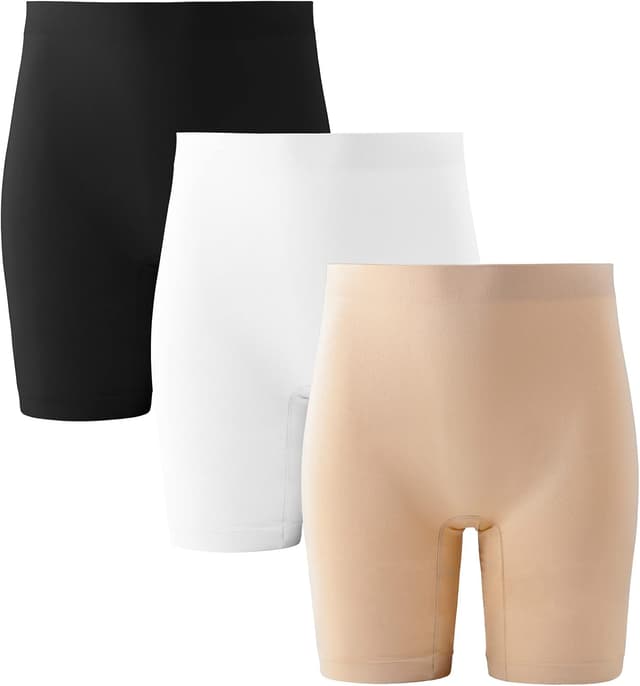 Thumbnail 6 de INNERSY Shorty Femme sous Jupe Douce Legging Court sans Couture (lot de 3) : anti-frottements & confort