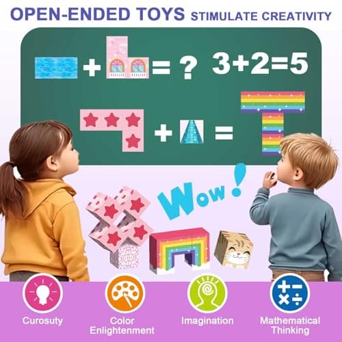 Detalle 1 de Crifeton Bloques Magnéticos de Construcción para Niños 🧲