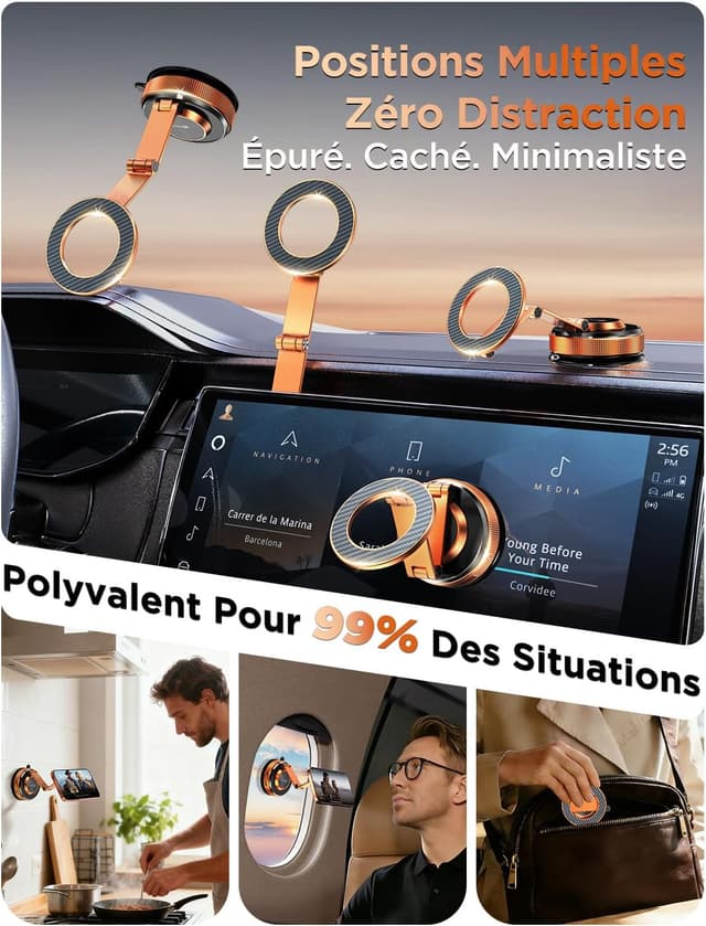 Thumbnail 1 de MSXTTLY Vmag S3 Support voiture magnétique 2026