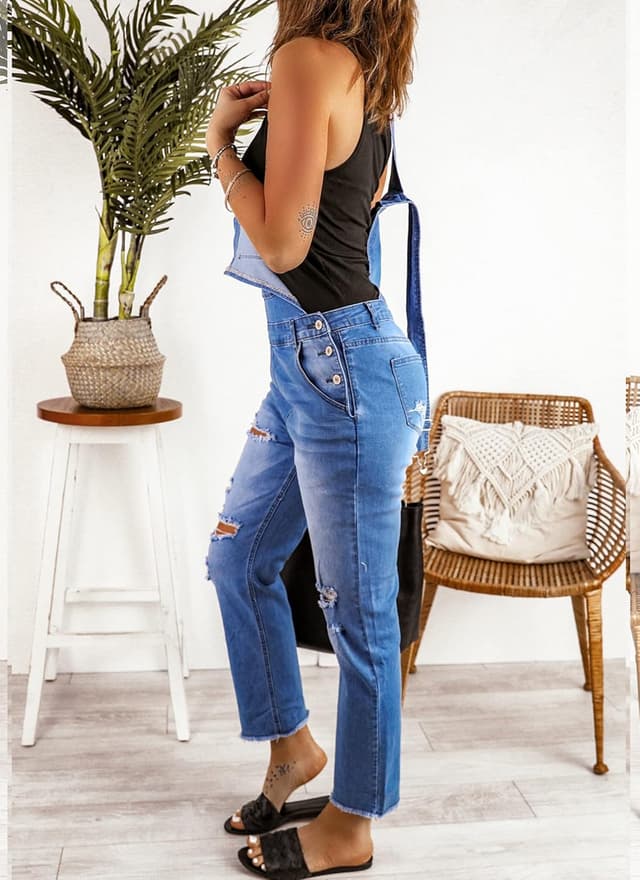 Thumbnail 4 de luvamia Denim Adjustable Bib Overalls 👖