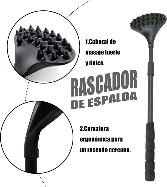 Detalle 2 de EASACE 21-Zoll Body Scratcher 2er-Set