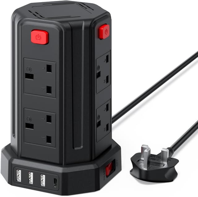 Detalle de Sameriver Tower Extension Lead 2M with USB