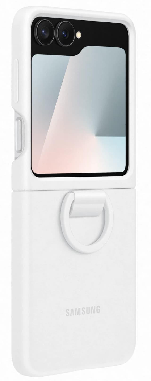 Detalle 2 de Samsung Galaxy Z Flip7 FE Silikon Rückcover Weiß