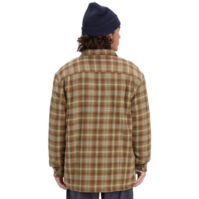 Detalle de Quiksilver Venture Sherpa: camisa ligera de pana de algodón para hombre