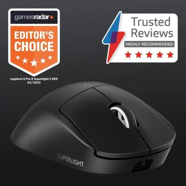 Detalle 2 de Logitech PRO X SUPERLIGHT 2 Ratón gaming inalámbrico 44.000 DPI 🖱