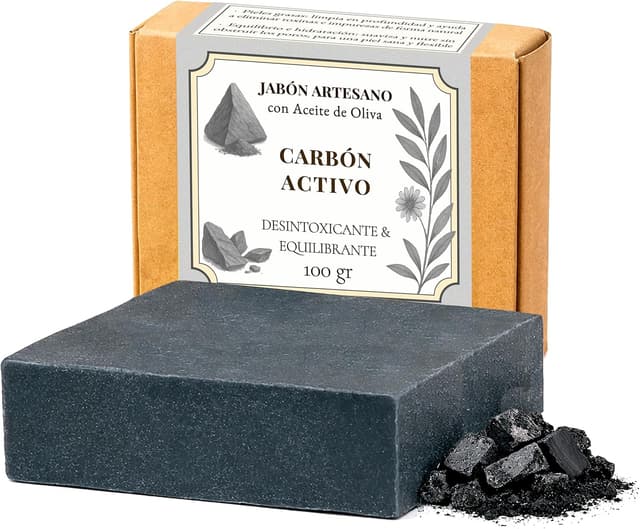 Detalle de CABRERIZO SOAP jabón de carbón 100 g