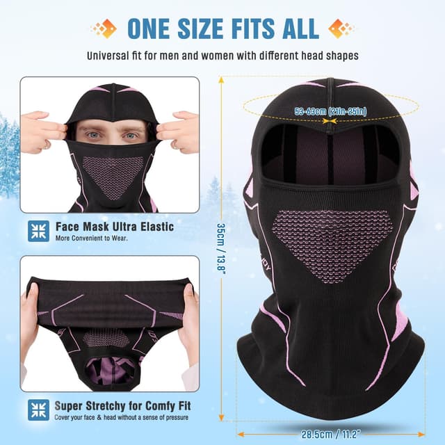 Thumbnail 2 de WACCET Passamontagna Moto Invernale 1 pezzo 🏍