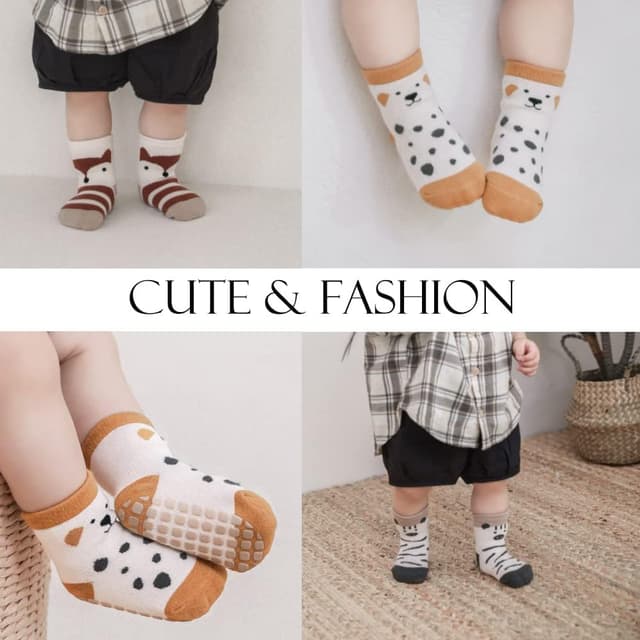 Detalle 2 de Exemaba Grip Baby Socks 5 pairs