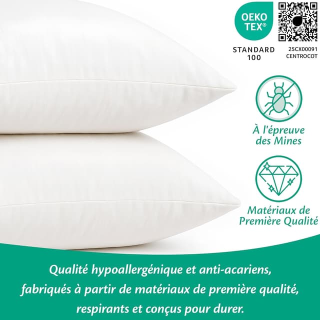 Detalle 2 de Flowen coussin canapé 50x50, lot de 4