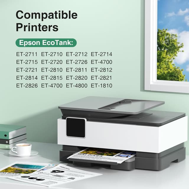 Detalle 2 de Colorfly Compatible T102 ink refill bottles for Epson EcoTank (ET-2710, ET-2711, ET-2712, ET-2714, ET-2715, ET-2720, ET-2721, ET-2726, ET-2810, ET-2815, ET-2820, ET-2821, ET-2825, ET-2826, ET-4700)