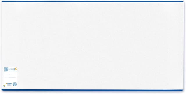 Detalle de HERMA 7245 HERMÄX Classic Buchumschlag (24,5 x 44 cm) mit Namensetikett & Kantenschutz