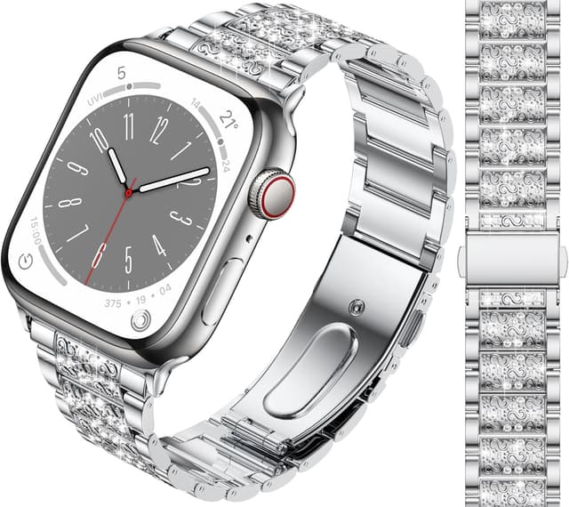 Thumbnail 6 de JJii Sung Bling Diamond Watch strap