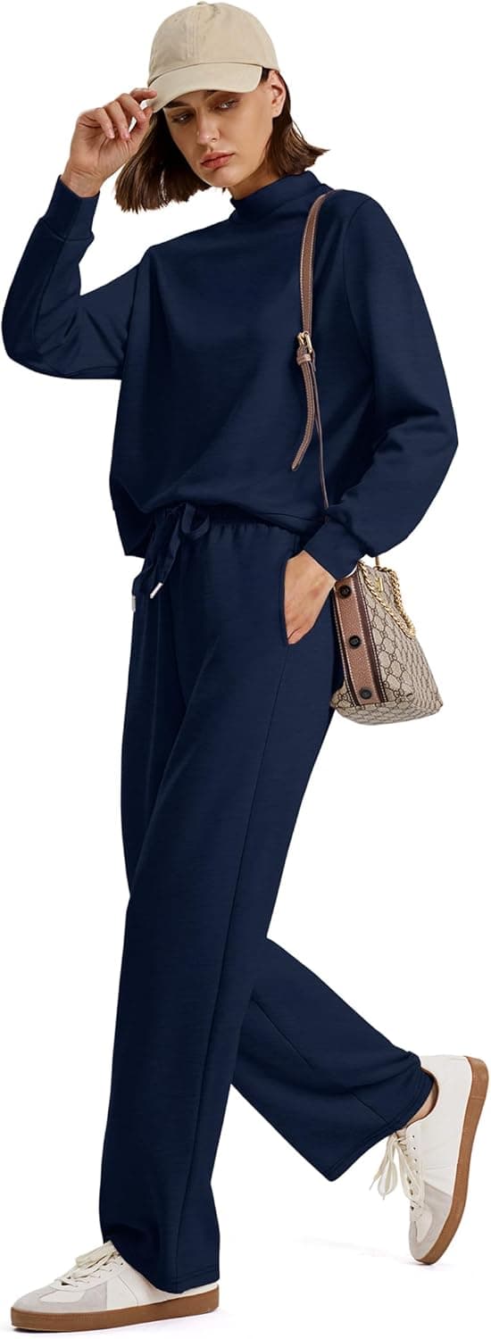 Thumbnail 2 de Sampeel Two Piece Set for Women Mock Neck Loungewear XS-2XL