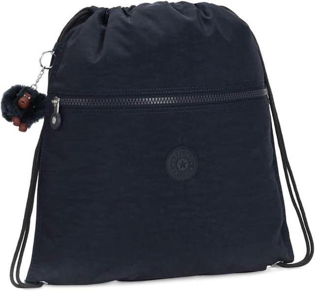 Detalle 2 de Kipling Supertaboo mochila mediana 15 L azul