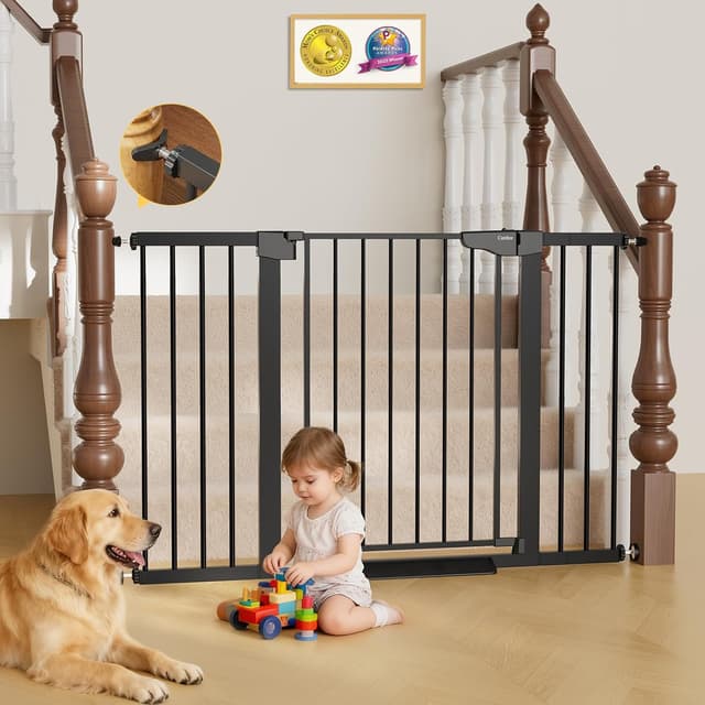 Imagen de Cumbor 29.7"–51.5" Extra Wide Baby Gate en OfertitasTOP