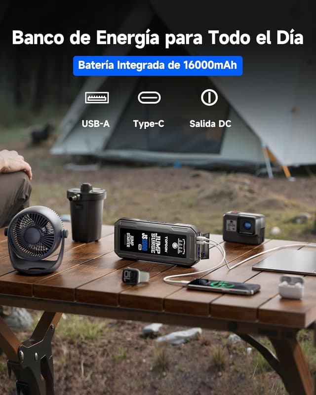 Thumbnail 4 de TOPDON JS2000 Pro Arrancador 2500A 12V