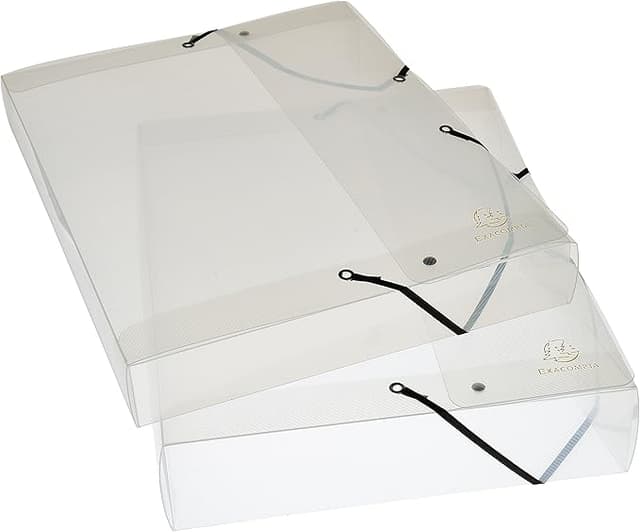 Imagen de Exacompta 5962E - Carpeta de proyecto transparente con goma 📁 en OfertitasTOP