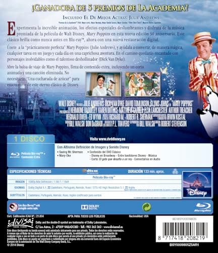 Thumbnail 1 de Divisa HV Mary Poppins Edición 50 aniversario