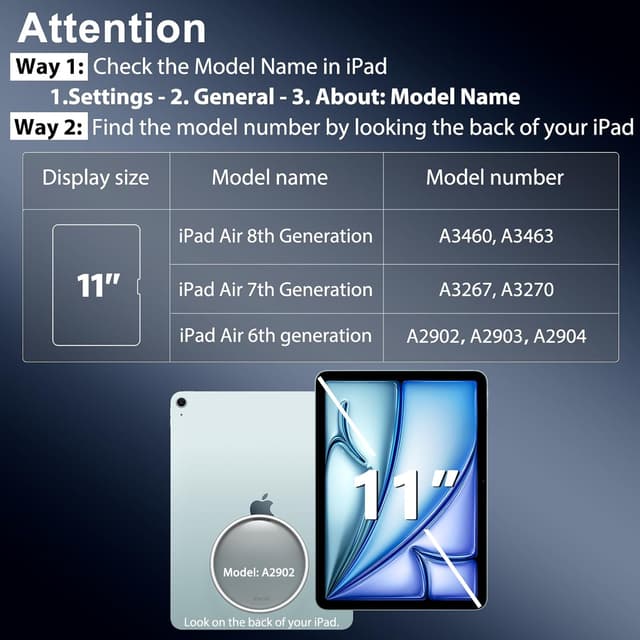 Detalle 2 de iPad Air 11 screen protector 2 pack