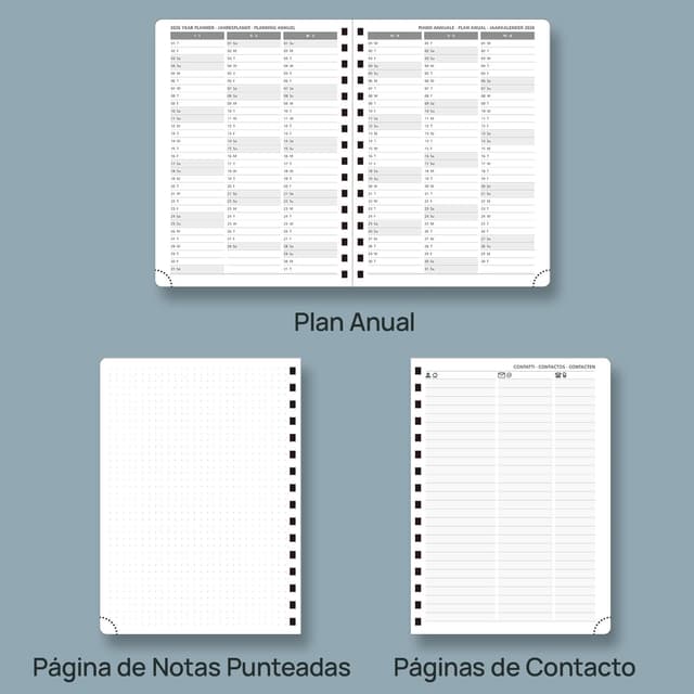 Thumbnail 4 de POPRUN Agenda 2026 Semana Vista 21,5 x 16 cm