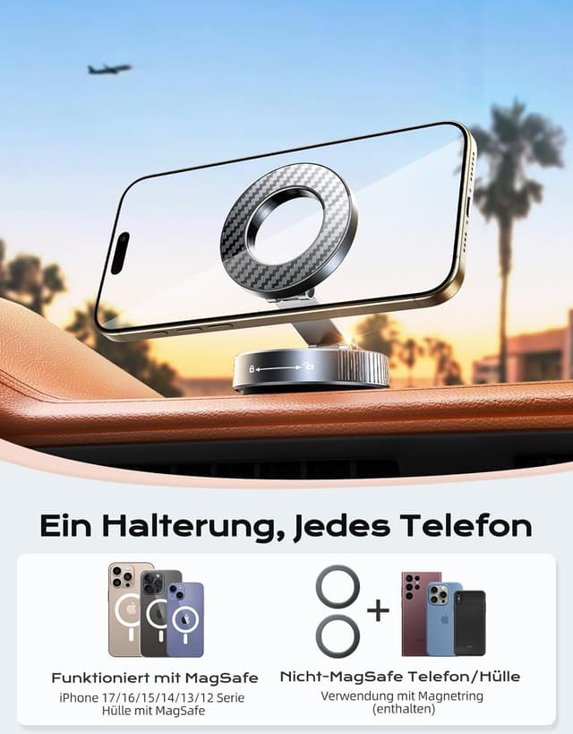 Thumbnail 5 de Mohard MagSafe Auto Halterung 360° Drehbar