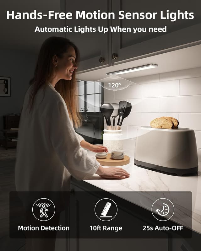 Thumbnail 1 de EZVALO Under Cabinet Kitchen Lights 1600mAh