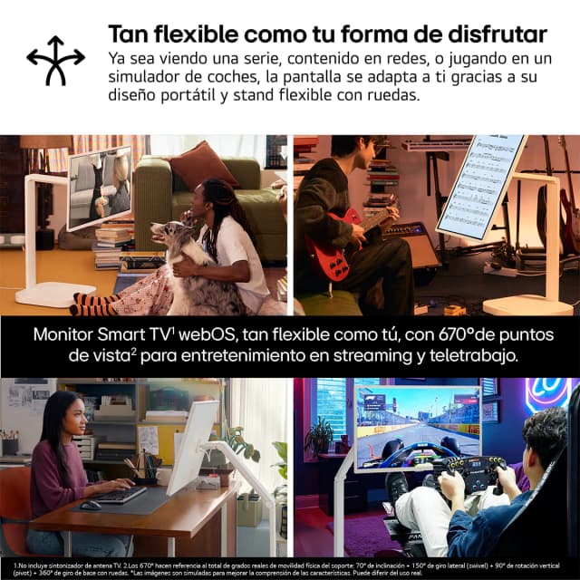 Thumbnail 2 de LG Smart Monitor Swing 32'