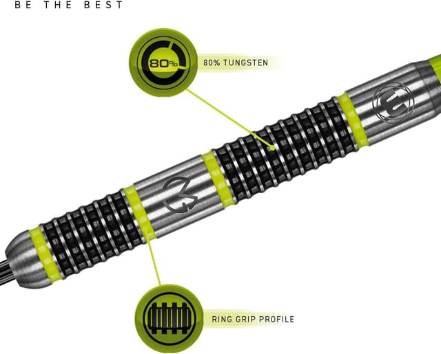 Thumbnail 2 de WINMAU MvG Aspire Tungsten Steeltip Darts 24g