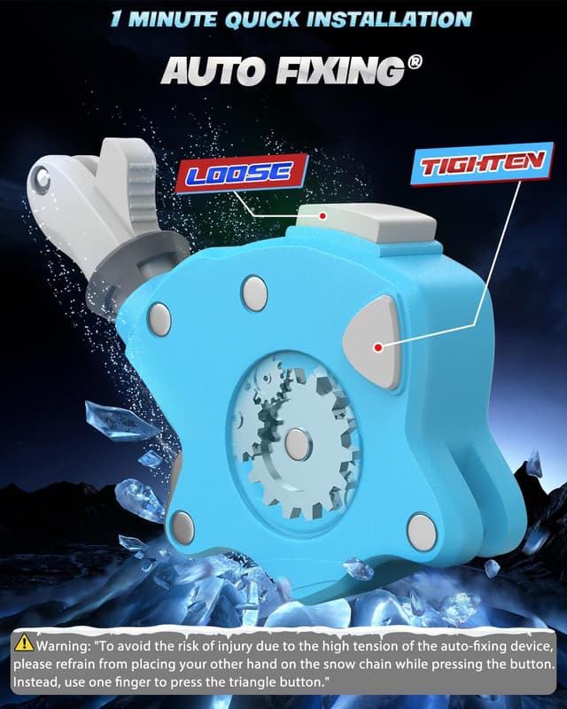 Thumbnail 2 de XM-140 snow chains 1 min quick fit