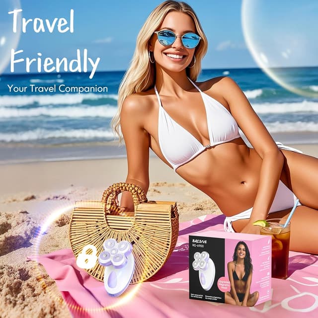 Thumbnail 6 de Electric Razors 5D Floating Shaver for Women