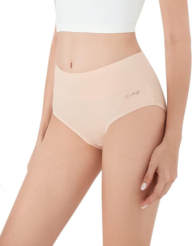 Detalle 2 de Coskefy 5 Pack Cotton High Waisted Briefs