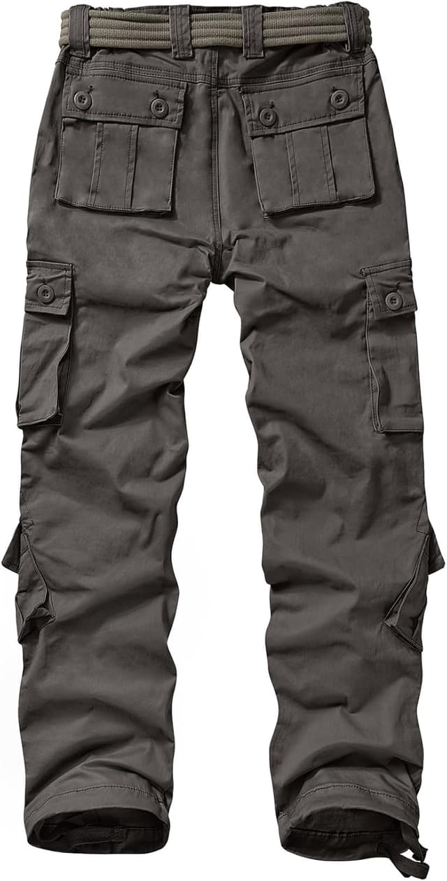 Detalle 2 de Jessie Kidden Men’s Combat Camo Cargo Trousers (#7533) – Ripstop tactical work pants