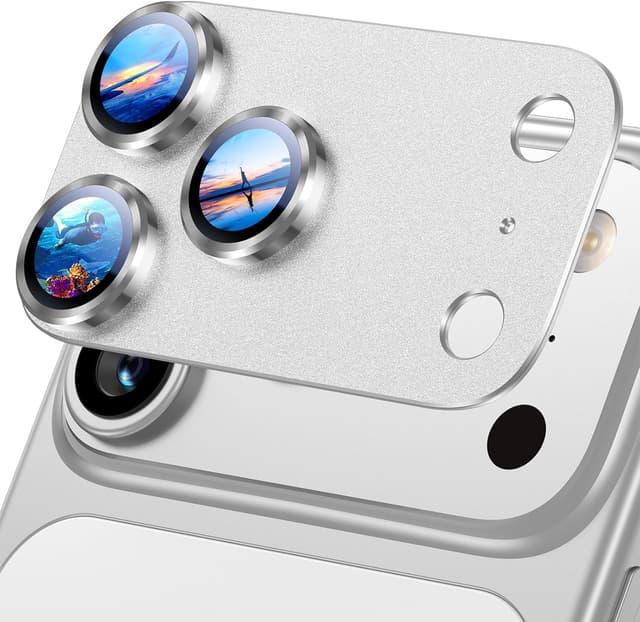 Detalle de UniqueMe iPhone 17 Pro Max Camera Lens Protector - 1 pack