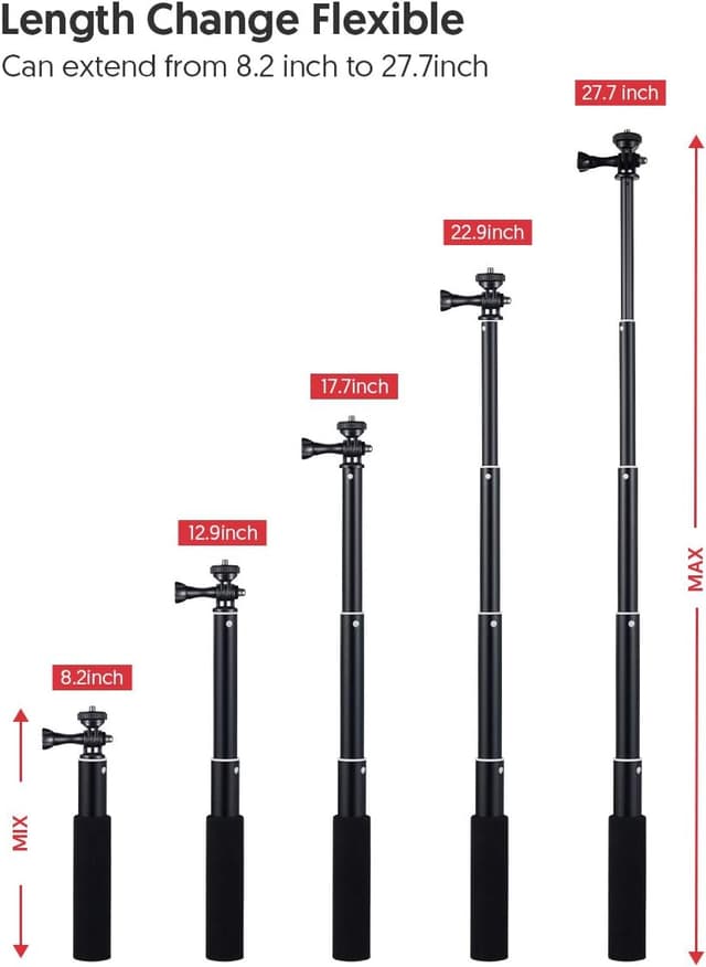 Detalle de WOLFANG Perche à selfie 71 cm