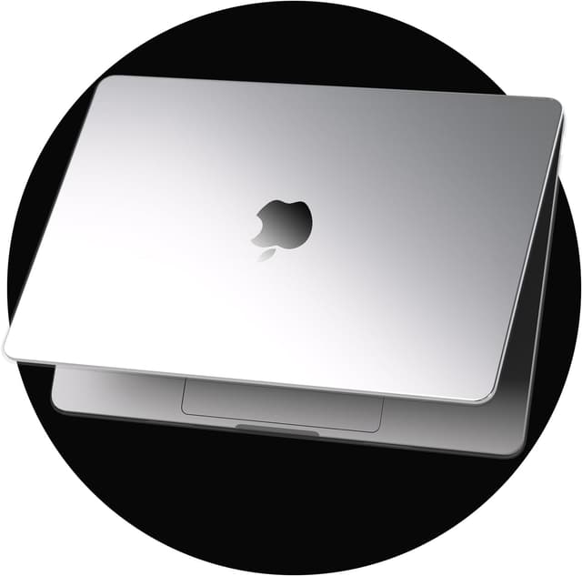 Detalle de eleger Matte Crystal Case for MacBook Neo 13 inch (A3404 A18 Pro) in Silver Transparent – ultra-thin hard cover