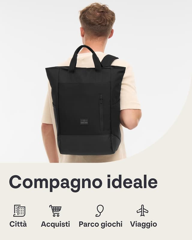 Thumbnail 6 de Johnny Urban Zaino Fasciatoio Neonato Blair con borsa passeggino, volume 16 litri, idrorepellente