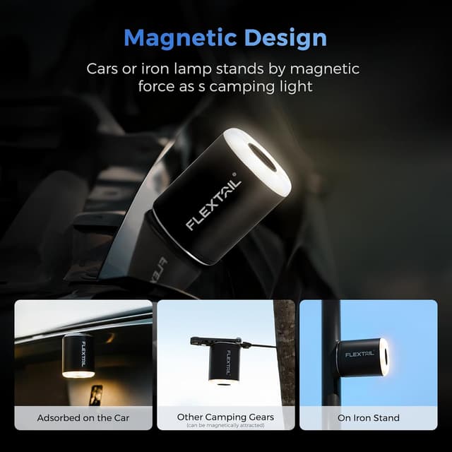 Detalle de FLEXTAILGEAR Portable Air Pump (Electric Vacuum Bag Pump) – 4kPa, 180L/min, with LED torch and 5 nozzles