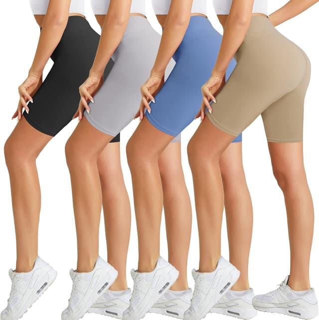 Thumbnail 6 de Natural Feelings Buttercloud 4-Pack Biker Shorts (8-Inch) for Women — High Waist Tummy Control