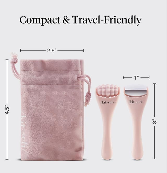Detalle 2 de Kitsch Facial roller set with 3 x 1 in