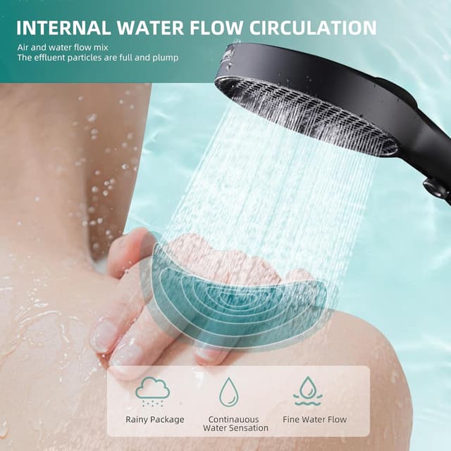 Detalle 2 de Pommeau de douche BECMai 130 mm