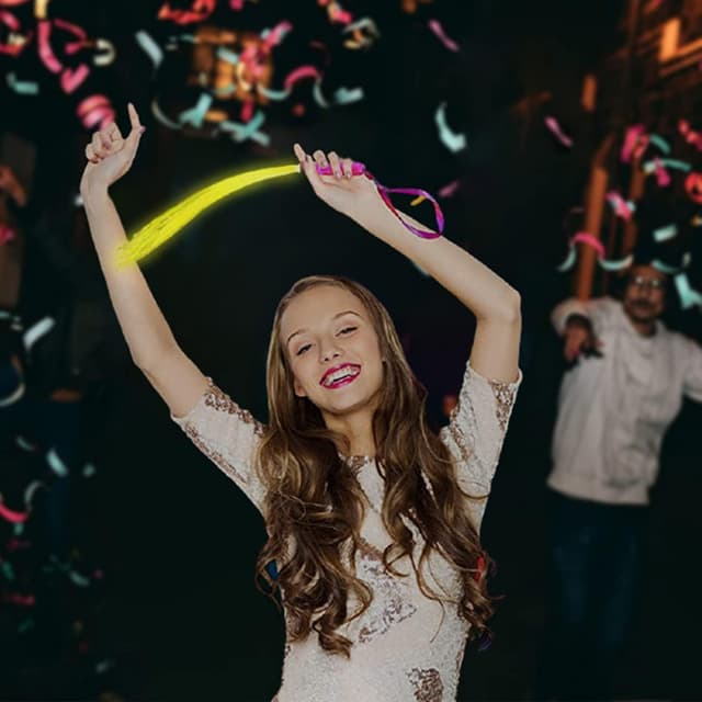 Thumbnail 6 de Senhui 30 Leuchtstäbe 3‑Modi Blinklicht für Party 🎉