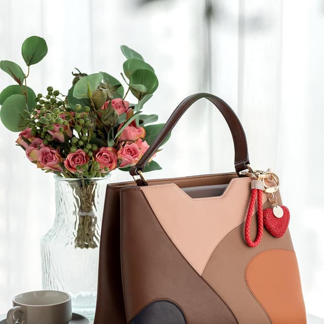 Thumbnail 2 de CHUQING Coeur Porte-clés strass 9 cm ❤