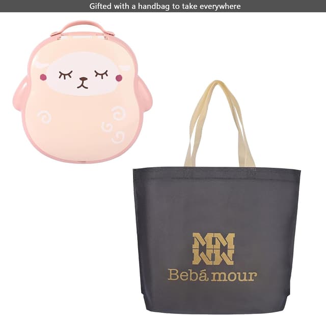 Detalle 2 de Bebamour Baby Potty Training Toilet Seat Portable Potty (Pink) with Potty Liners