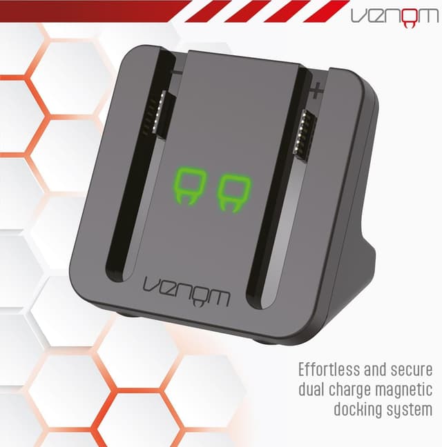 Detalle 2 de Venom Switch 2 Joy-Con Magnetic Charging Dock — dual controller charger for Nintendo Switch 2